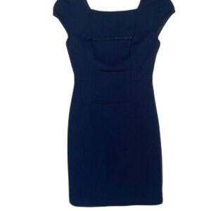 Elegant Navy Blue Dress